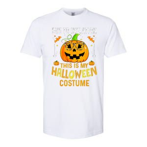 Pumpkin Due To Inflation This Is My Halloween Custome Softstyle CVC T-Shirt