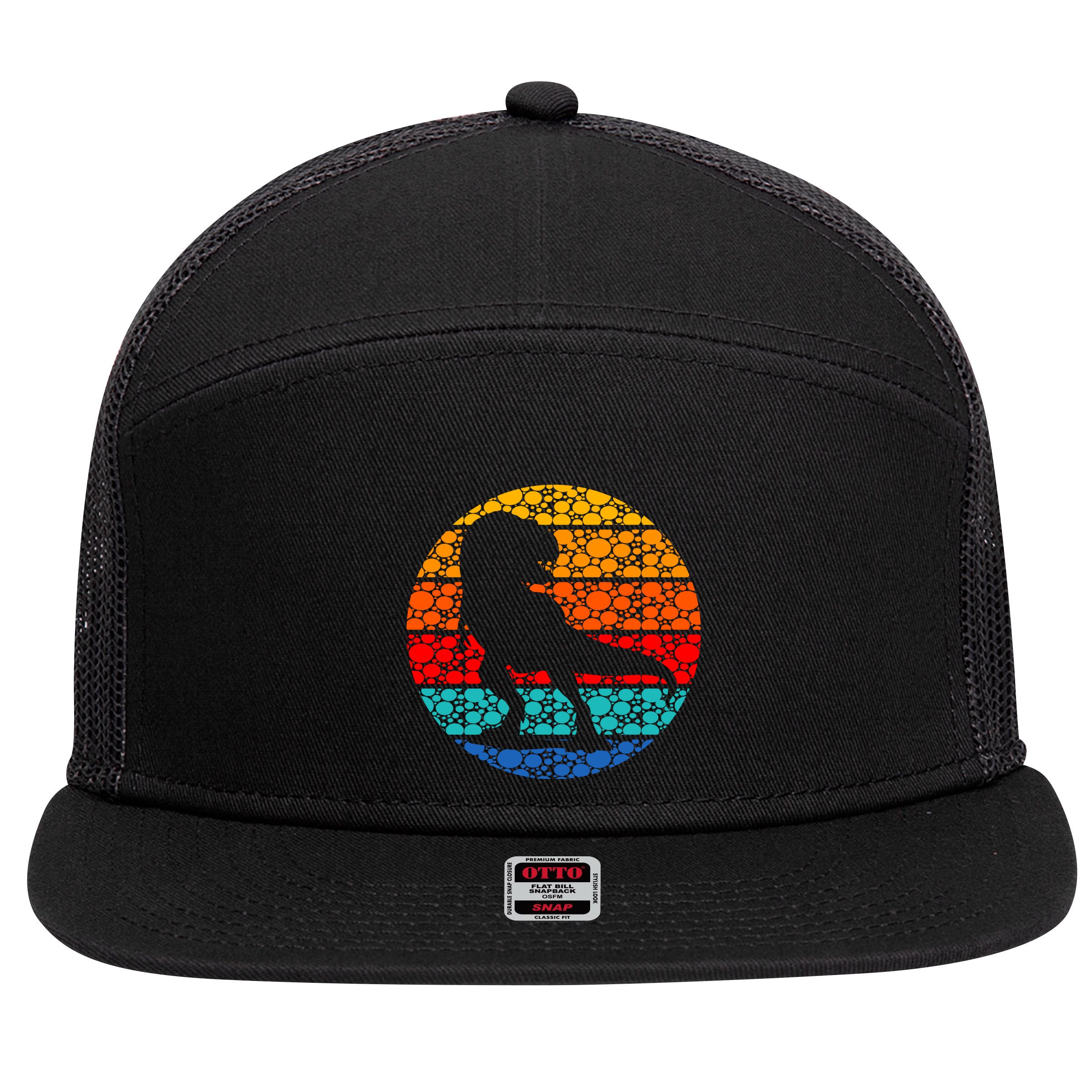 Polka Dots Trex International Dot Day 7 Panel Mesh Trucker Snapback Hat