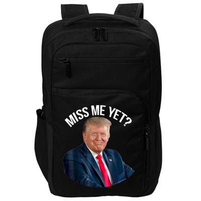President Donald Trump Miss Me Yet Funny Political 2024 Us Flag Impact Tech Backpack