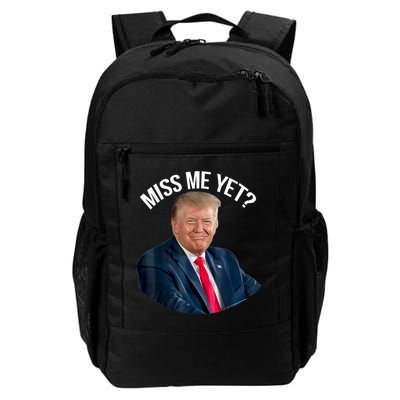 President Donald Trump Miss Me Yet Funny Political 2024 Us Flag Backpack