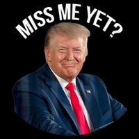President Donald Trump Miss Me Yet Funny Political 2024 Us Flag Backpack