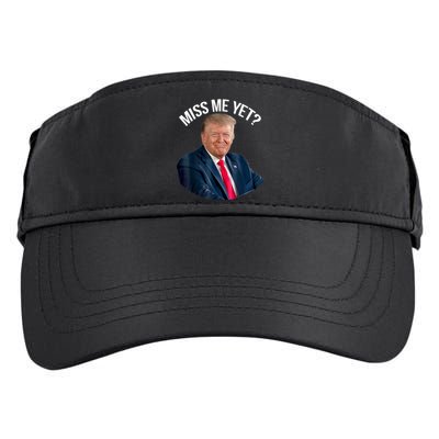 President Donald Trump Miss Me Yet Funny Political 2024 Us Flag Adult Drive Performance Visor