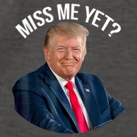 President Donald Trump Miss Me Yet Funny Political 2024 Us Flag Vector Backpack