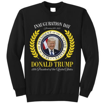 President Donald Trump Inauguration Day 2025 Memorabilia Gift Sweatshirt