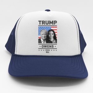 President Donald Trump And Vice President Candace Owens 2024 Trucker Hat