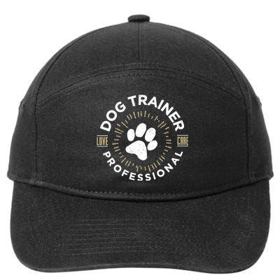 Professional Dog Trainer Long Sleeve 7-Panel Snapback Hat