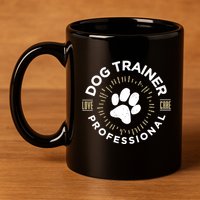 Professional Dog Trainer Long Sleeve 11oz C Handle Ceramic Mug
