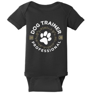 Professional Dog Trainer Long Sleeve Baby Bodysuit