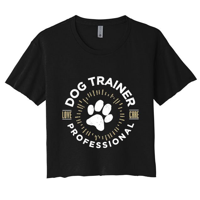 Professional Dog Trainer Long Sleeve Crop Top