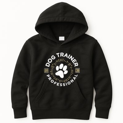 Professional Dog Trainer Long Sleeve Kids Hoodie