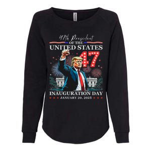 President Donald Trump 47th Inauguration Day January 20 2025 Womens California Wash Sweatshirt