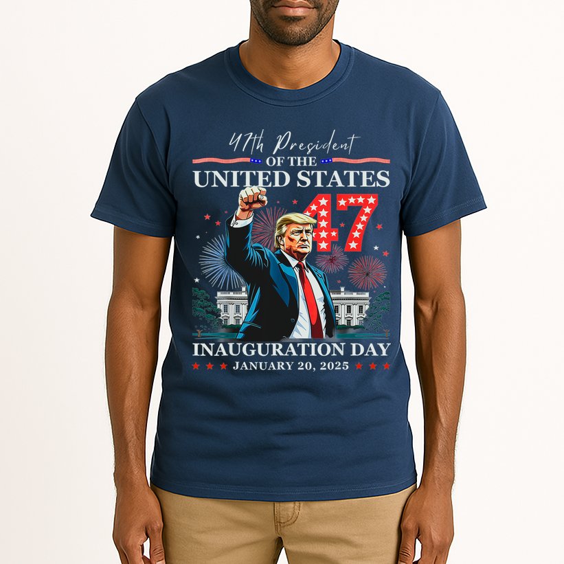 President Donald Trump 47th Inauguration Day January 20 2025 Tall T-Shirt