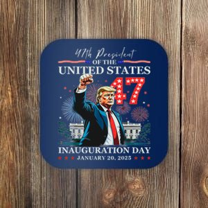 President Donald Trump 47th Inauguration Day January 20 2025 Coaster