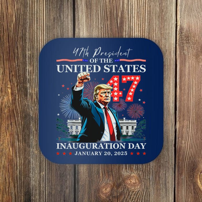 President Donald Trump 47th Inauguration Day January 20 2025 Coaster