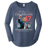 President Donald Trump 47th Inauguration Day January 20 2025 Women's Perfect Tri Tunic Long Sleeve Shirt