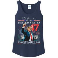 President Donald Trump 47th Inauguration Day January 20 2025 Ladies Essential Tank