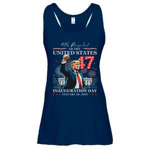 President Donald Trump 47th Inauguration Day January 20 2025 Ladies Essential Flowy Tank