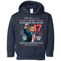 President Donald Trump 47th Inauguration Day January 20 2025 Toddler Hoodie