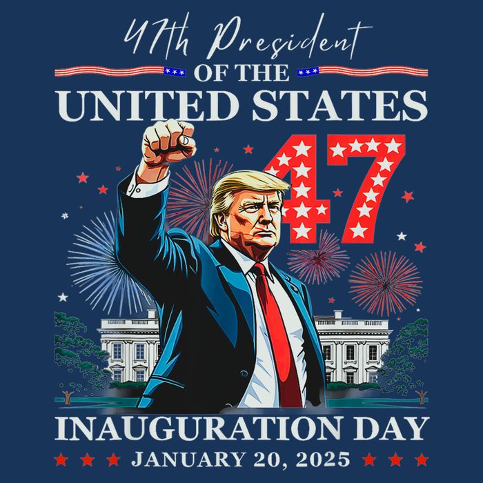 President Donald Trump 47th Inauguration Day January 20 2025 Toddler Hoodie