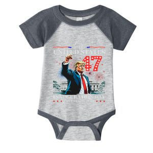 President Donald Trump 47th Inauguration Day January 20 2025 Infant Baby Jersey Bodysuit