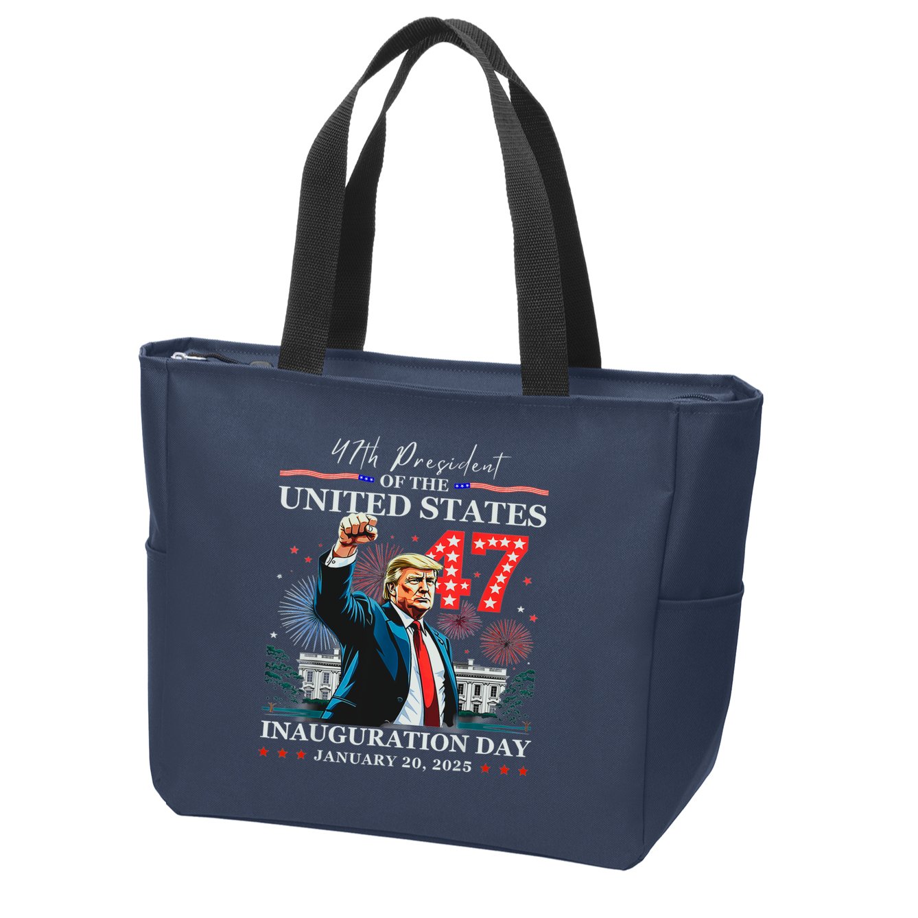 President Donald Trump 47th Inauguration Day January 20 2025 Zip Tote Bag