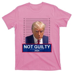 President Donald Trump Mugshot 2024 Not Guilty Supporter T Not Guilty Supporter T-Shirt