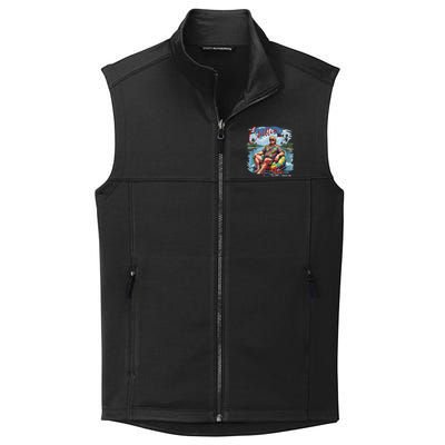 President Donald Trump Chillin Like A Felon Summer 2024 Collective Smooth Fleece Vest