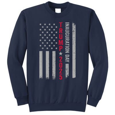 President Donald Trump Inauguration Day 2025 Vintage Us Flag Sweatshirt