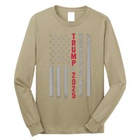 President Donald Trump Inauguration Day 2025 Vintage Us Flag Long Sleeve Shirt