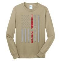 President Donald Trump Inauguration Day 2025 Vintage Us Flag Tall Long Sleeve T-Shirt