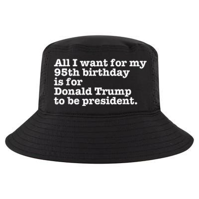 Pro Donald Trump President Funny 95th Birthday Gag Gift Joke Cool Comfort Performance Bucket Hat