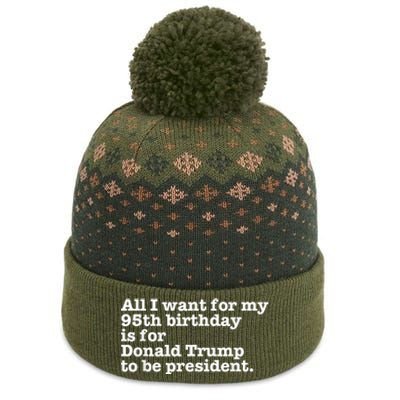 Pro Donald Trump President Funny 95th Birthday Gag Gift Joke The Baniff Cuffed Pom Beanie