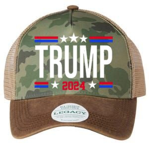 Pro Donald Trump 2024 Usa Election Legacy Tie Dye Trucker Hat