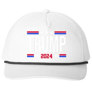 Pro Donald Trump 2024 Usa Election Snapback Five-Panel Rope Hat