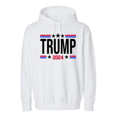 Pro Donald Trump 2024 Usa Election Garment-Dyed Fleece Hoodie