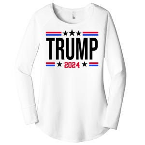 Pro Donald Trump 2024 Usa Election Women's Perfect Tri Tunic Long Sleeve Shirt