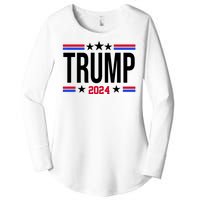 Pro Donald Trump 2024 Usa Election Women's Perfect Tri Tunic Long Sleeve Shirt