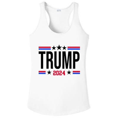 Pro Donald Trump 2024 Usa Election Ladies PosiCharge Competitor Racerback Tank