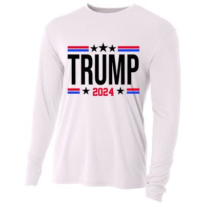 Pro Donald Trump 2024 Usa Election Cooling Performance Long Sleeve Crew