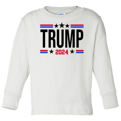 Pro Donald Trump 2024 Usa Election Toddler Long Sleeve Shirt