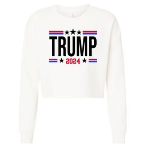 Pro Donald Trump 2024 Usa Election Cropped Pullover Crew