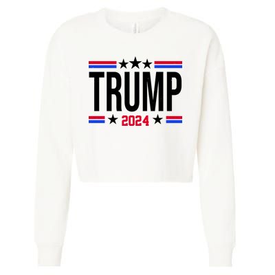 Pro Donald Trump 2024 Usa Election Cropped Pullover Crew