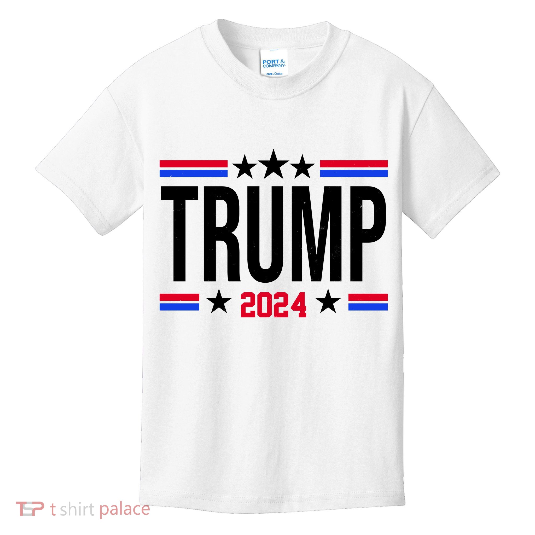 Pro Donald Trump 2024 Usa Election Kids T-Shirt