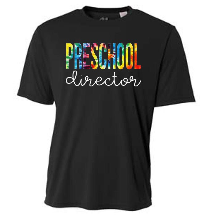 Preschool Director Tie Dye Appreciation Day Back To School Cooling Performance Crew T-Shirt