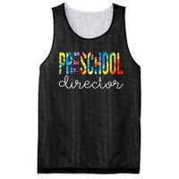 Preschool Director Tie Dye Appreciation Day Back To School Mesh Reversible Basketball Jersey Tank