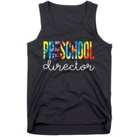 Preschool Director Tie Dye Appreciation Day Back To School Tank Top