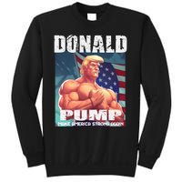 Patriotic Donald Trump Mug Shot Funny July 4th Donald Pump Sweatshirt