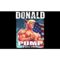 Patriotic Donald Trump Mug Shot Funny July 4th Donald Pump Bumper Sticker