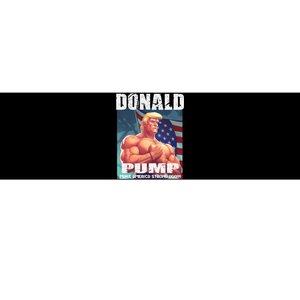 Patriotic Donald Trump Mug Shot Funny July 4th Donald Pump Bumper Sticker