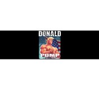 Patriotic Donald Trump Mug Shot Funny July 4th Donald Pump Bumper Sticker